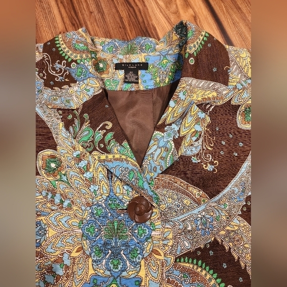 Silkland Paisley Jacket Boho - Picture 8 of 14